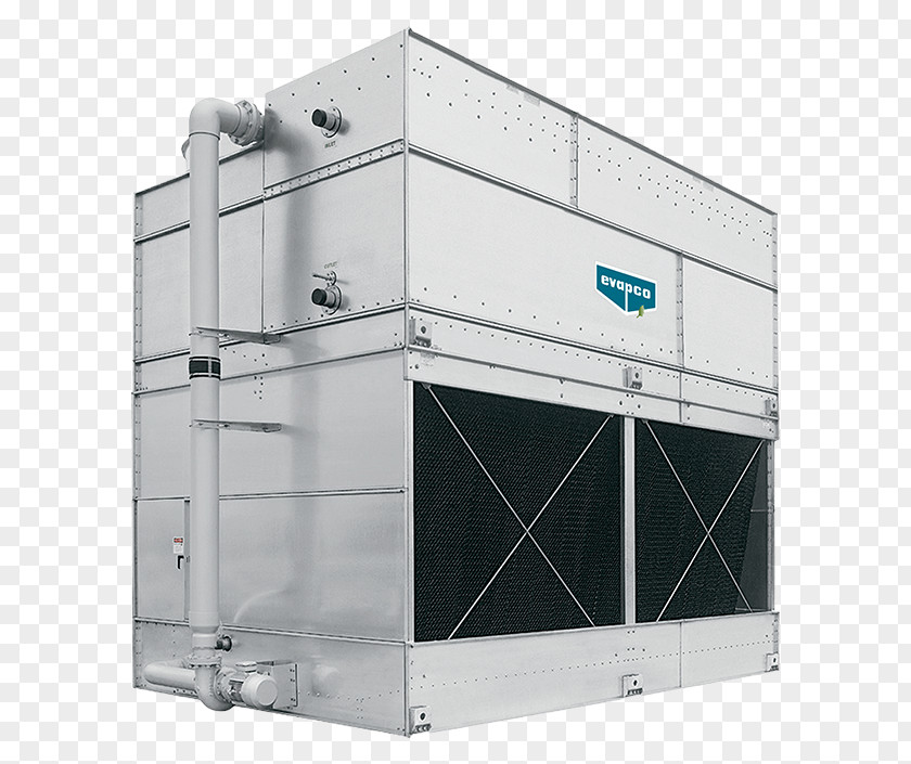 Condenser Tower Evaporative Cooler Refrigeration Cooling Evapco, Inc. PNG