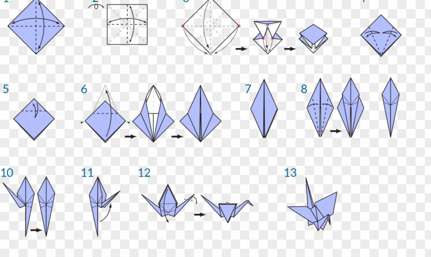 Crane Thousand Origami Cranes Paper Orizuru PNG