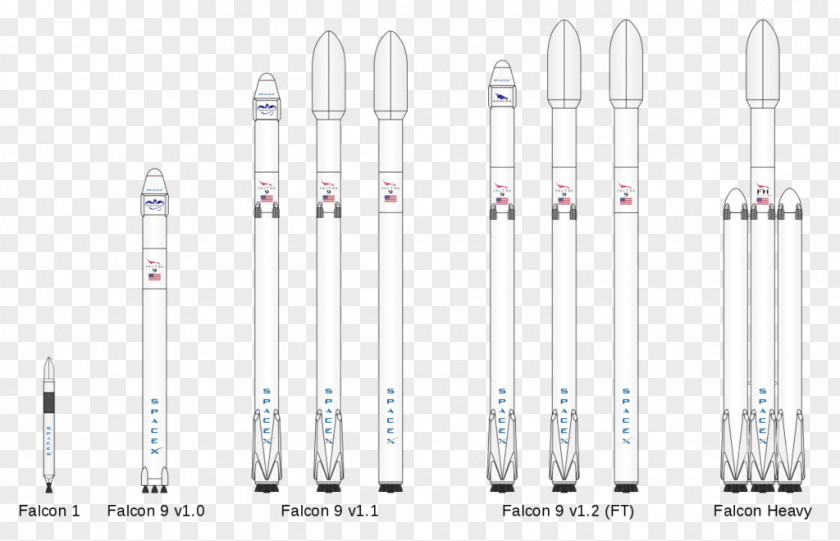 Falcon Heavy Test Flight Raptor 9 PNG