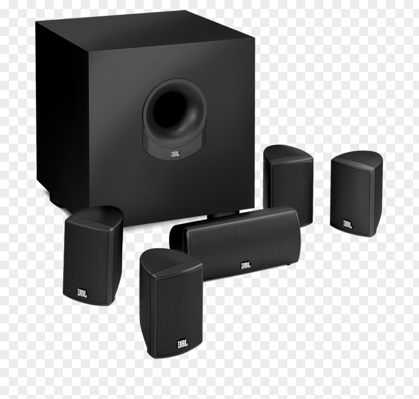 Home Theater Systems Loudspeaker 5.1 Surround Sound JBL Subwoofer PNG