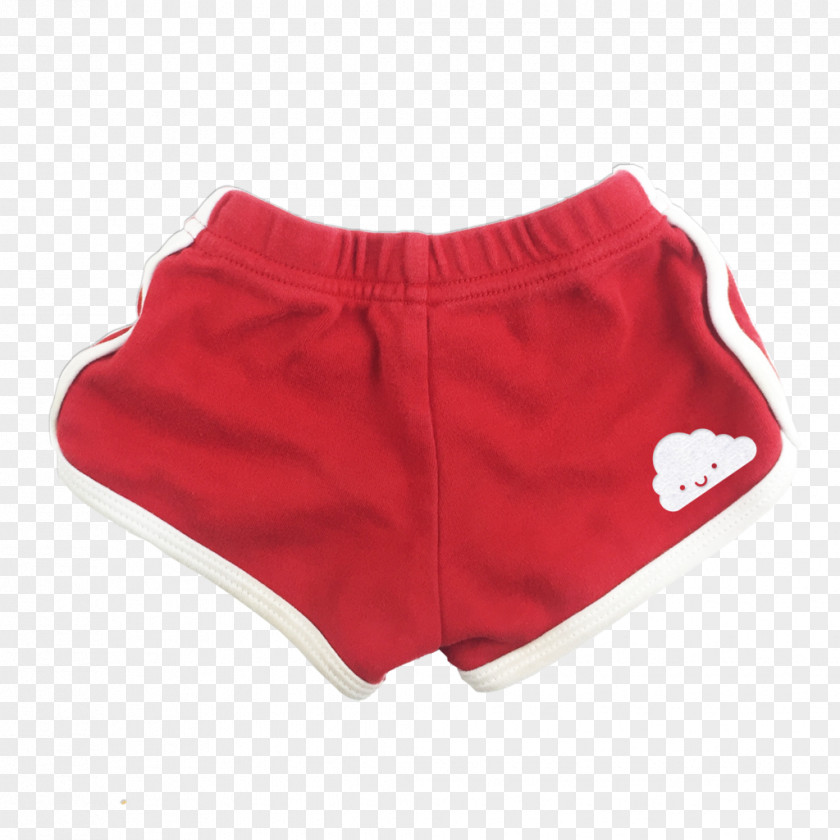 Red Clouds Underpants Running Shorts Clothing Briefs PNG