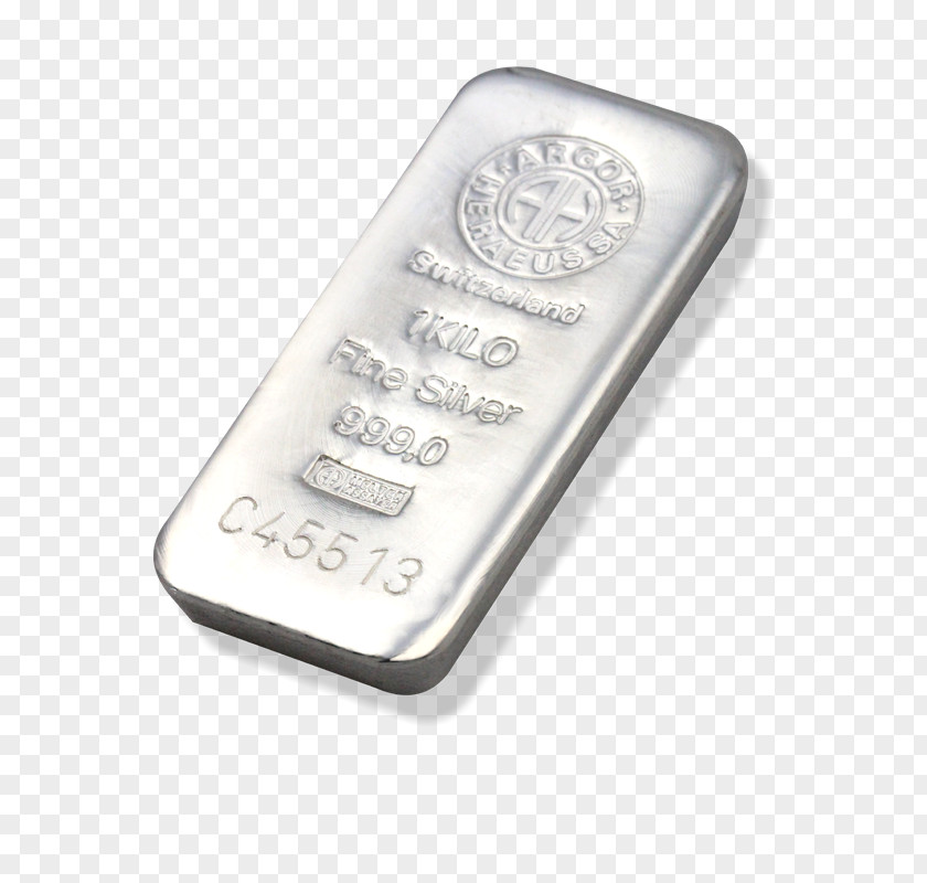 Silver Noble Metal Switzerland Bullion Material PNG