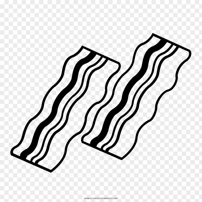 Bacon Stock Photography Drawing Black And White PNG