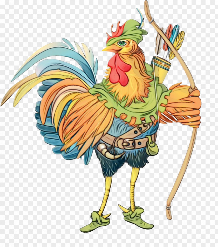 Chicken Rooster Bird Cartoon Animal Figure PNG