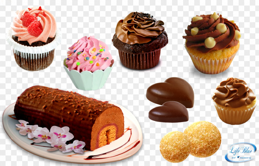 Chocolate Cupcake Petit Four Praline Muffin PNG