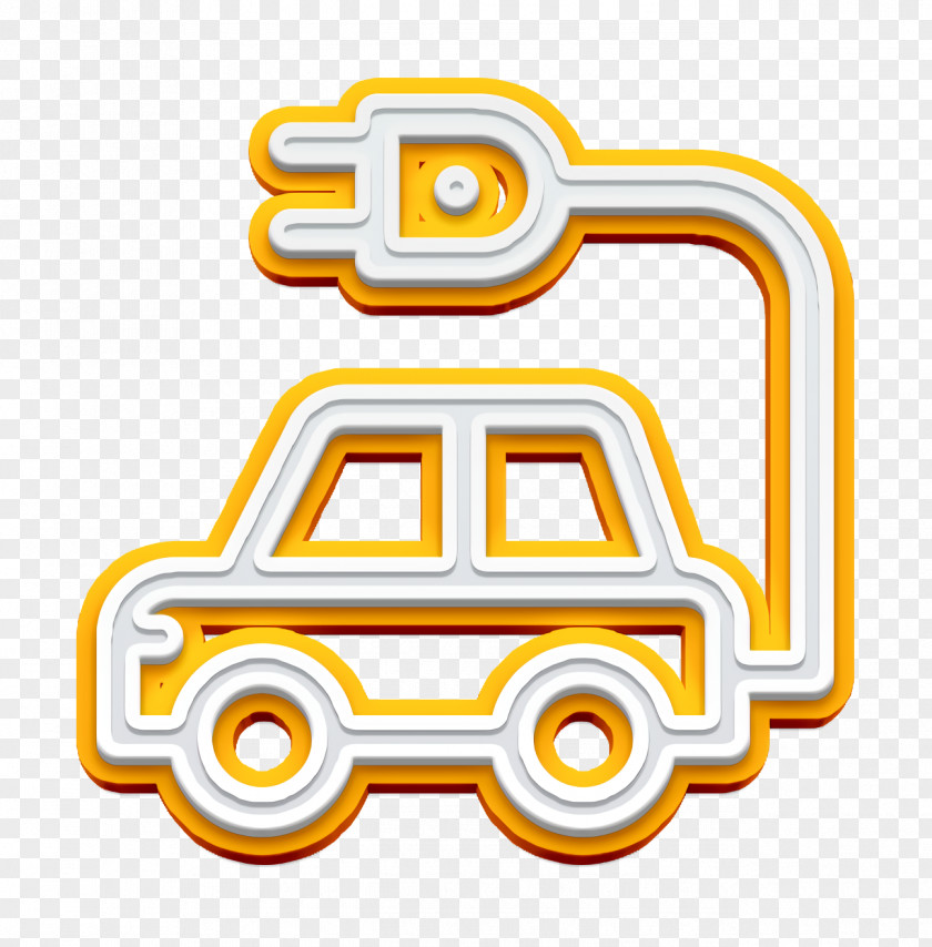 Climate Change Icon Electric Car PNG