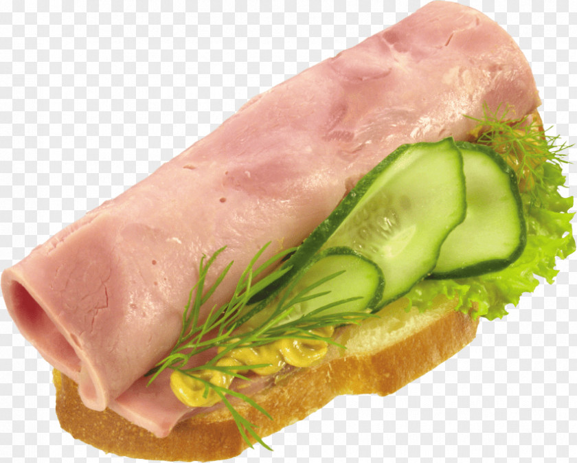 Ham Butterbrot Canapé Bread Cucumber PNG