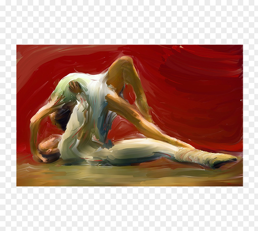 Poster Decoration Oil Painting Ballet Dancer Art PNG