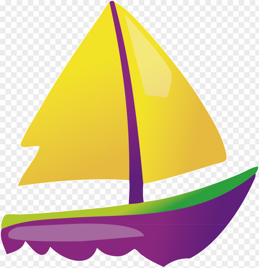 Cartoon Sail Material Sailboat Clip Art PNG