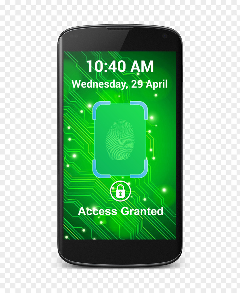Smartphone Fingerprint Lock Screen Prank Mobile Phones PNG