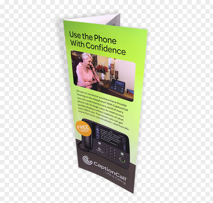 Trifold Brochures Hearing Loss Sound Telephone Mobile Phones PNG