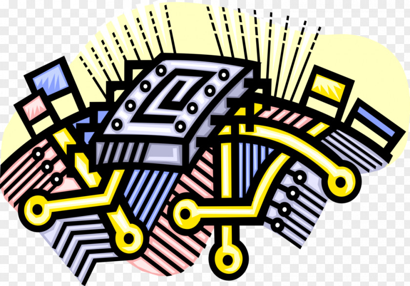 Curcuit Cartoon Integrated Circuits & Chips Electronic Circuit Printed Boards Presentation Computer PNG