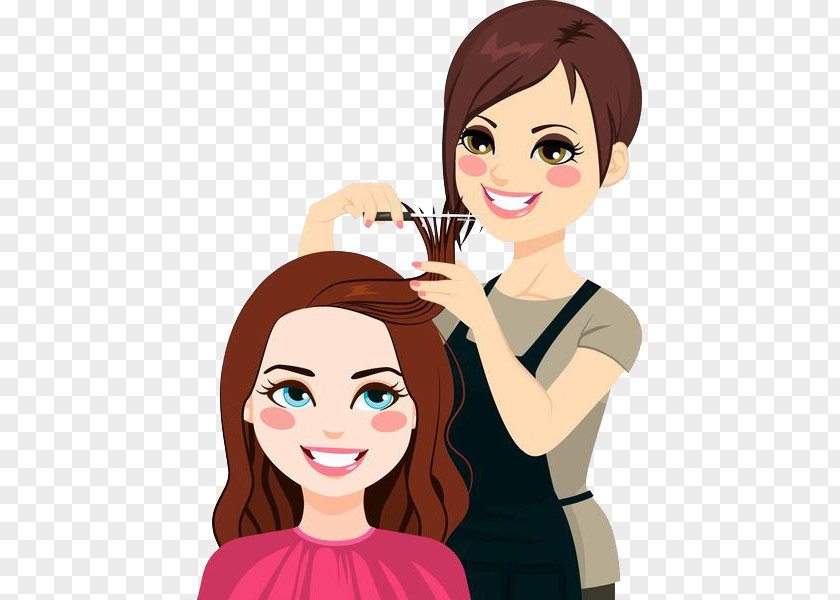 The Illustrator Did Hair Styling Hairdresser Beauty Parlour Comb Clip Art PNG