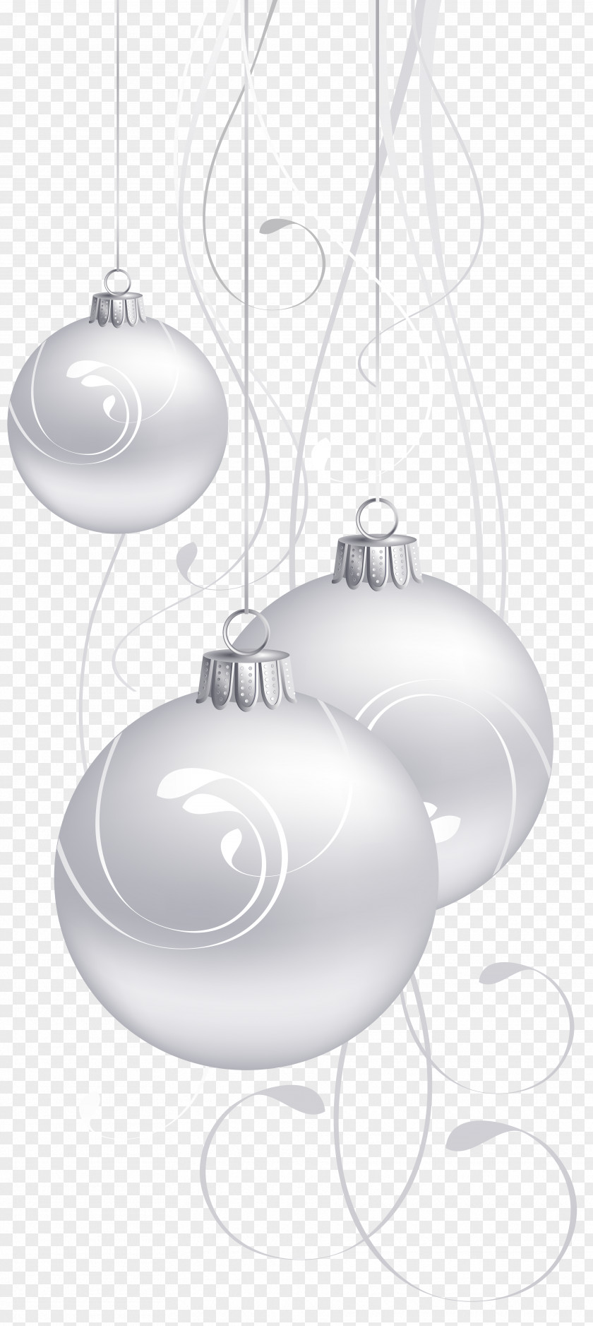 White Christmas Balls Clip Art Black And Purple PNG