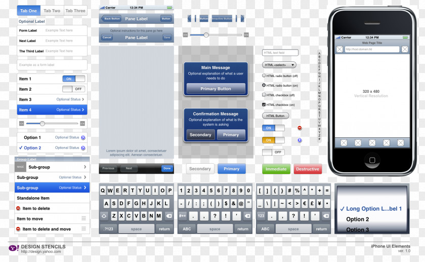 Android IPhone 5 Website Wireframe Graphical User Interface PNG