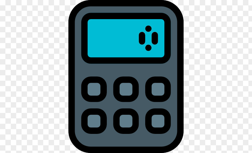 Calculator Icon Transparent Telephony Product Design Line PNG