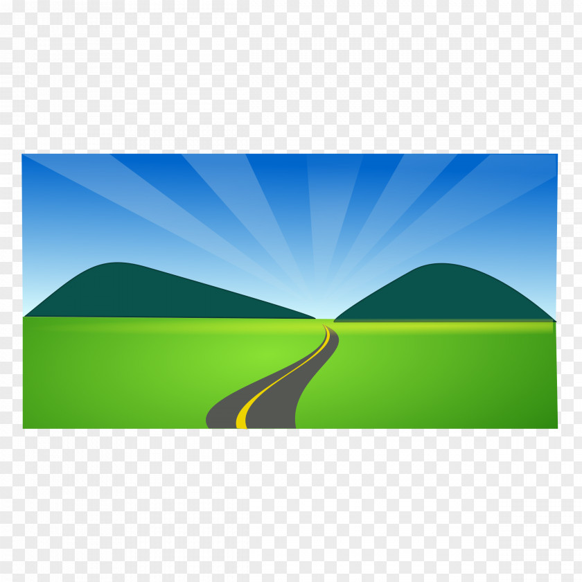 Countryside Cliparts Road Drawing Clip Art PNG