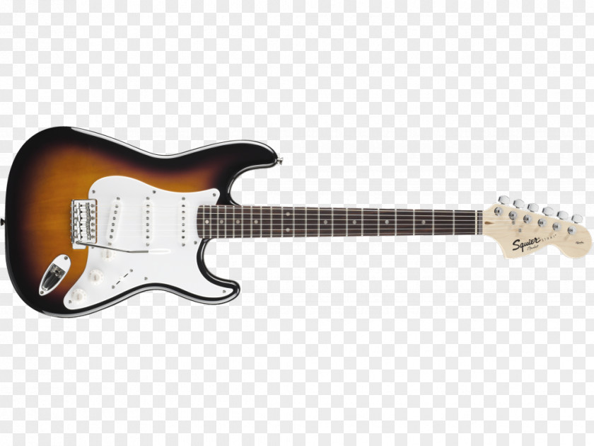 Guitar Fender Stratocaster Squier Affinity Electric Sunburst PNG