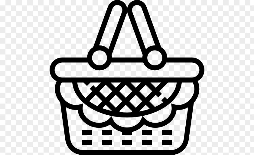 Line White Basket Clip Art PNG