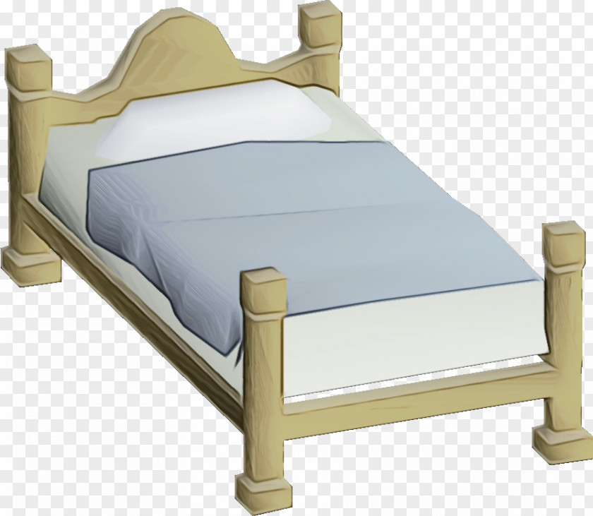 Bed Frame Sheet Mattress Wood Furniture PNG