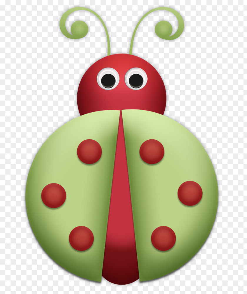 Beetle Ladybug Christmas Art PNG