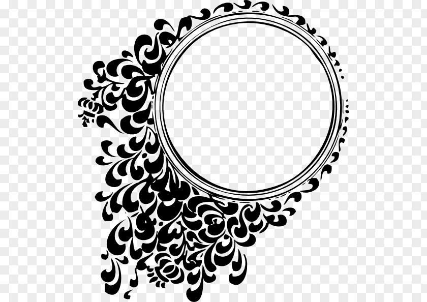 Border Line Circle Clip Art PNG