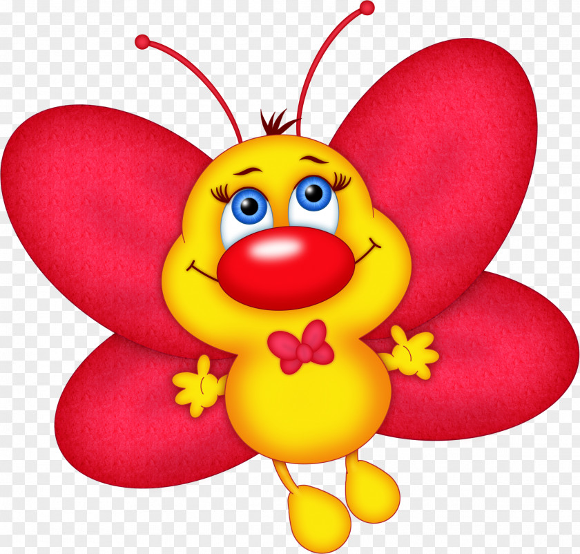 Cartoon Butterfly Fairy Smiley Animation Birthday Daytime PNG
