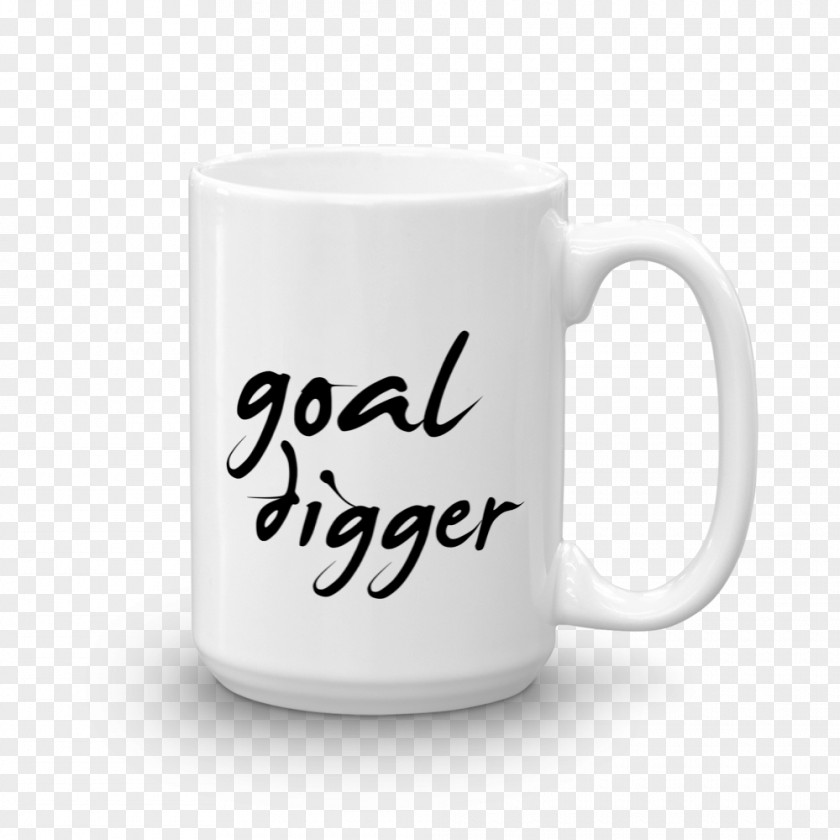 Goal Digger Coffee Cup Mug Ceramic Tea PNG