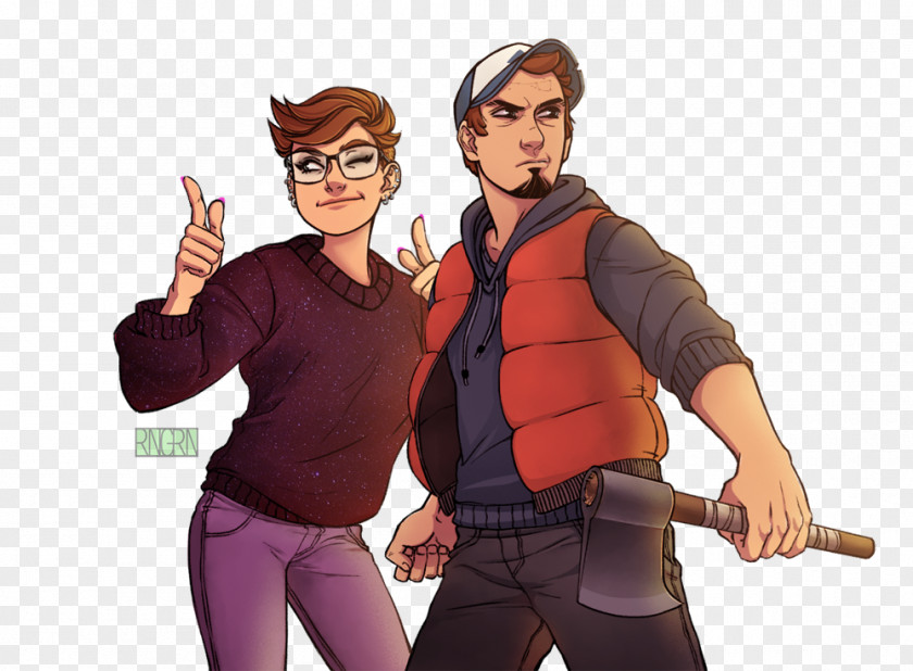 Gravity Fall Dipper Pines Mabel Wendy Grunkle Stan Art PNG