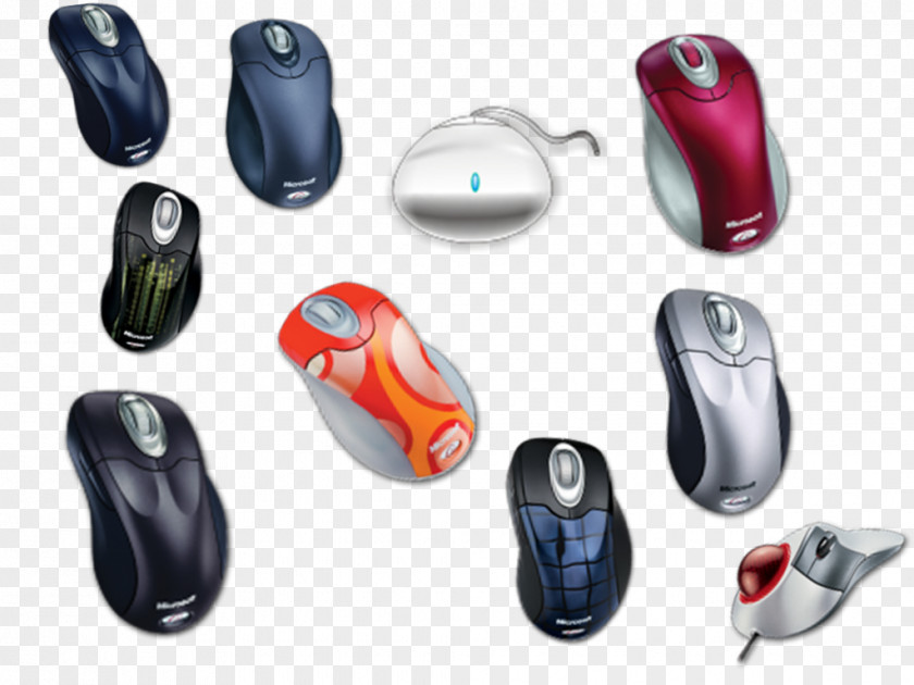 Mouse Collection Computer Input Device Plastic Automotive Design PNG