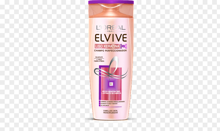 Shampoo L'Oréal Elvive Smooth Keratin Monoi Oil PNG