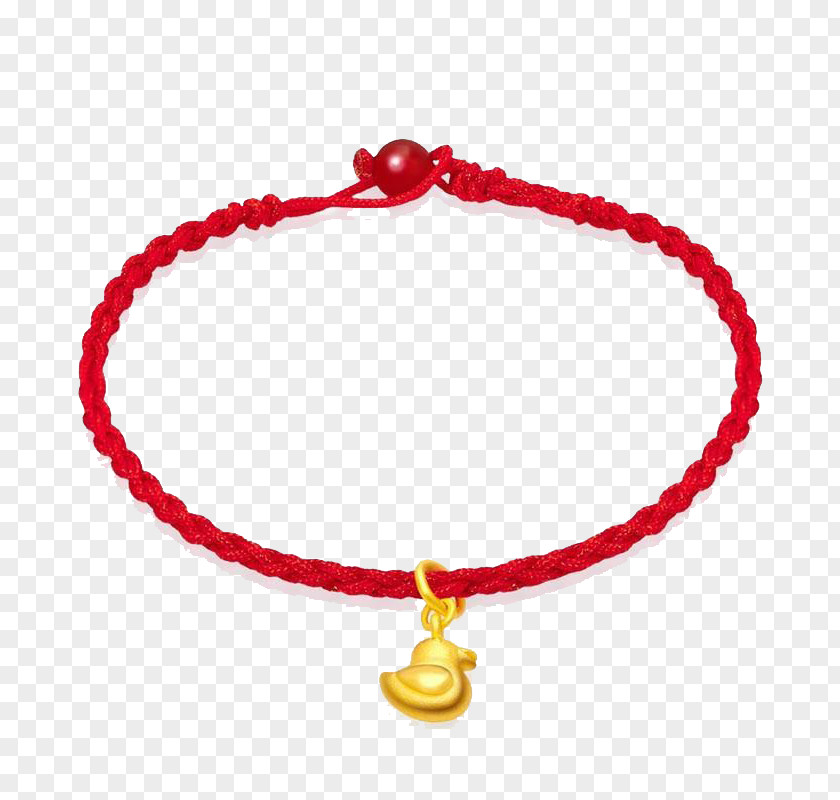 Acer Tide Fun Holiday Small Yellow Duck Necklace Anklet Bracelet Gold Jewellery PNG