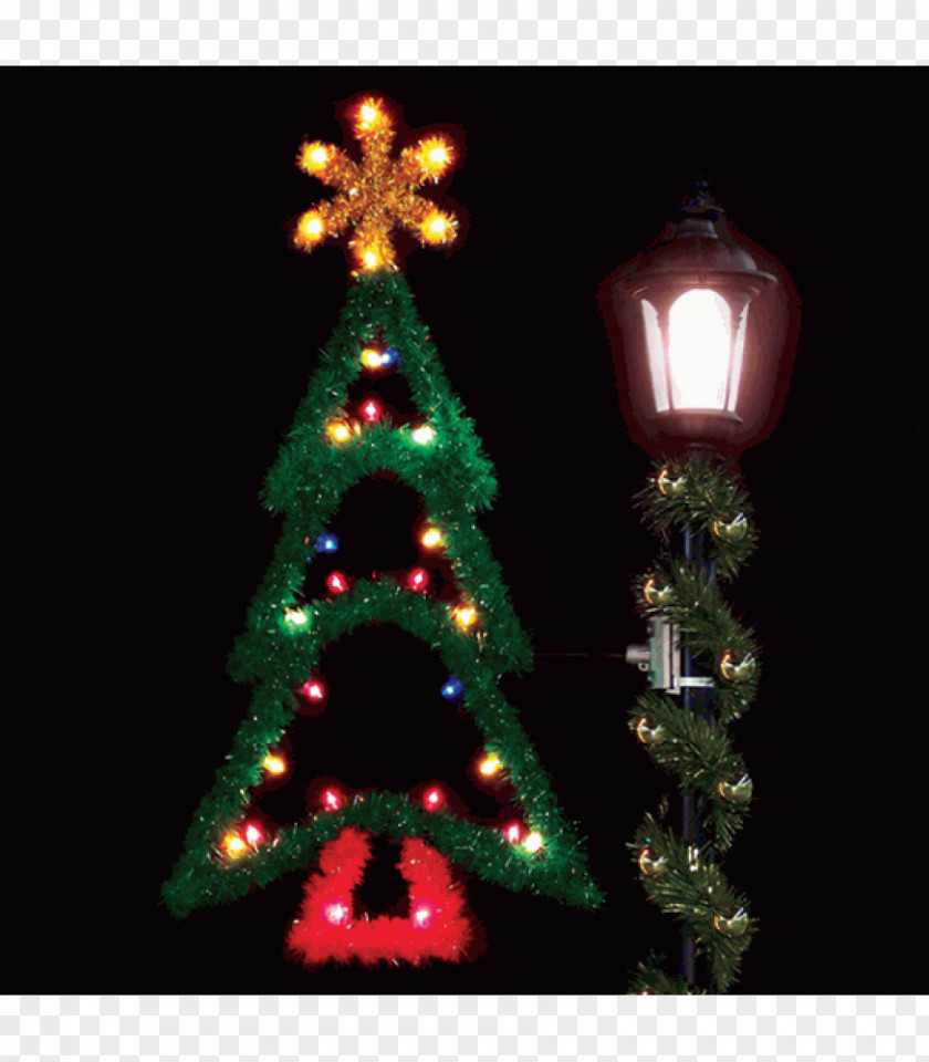 Christmas Tree Ornament Lights Spruce Fir PNG