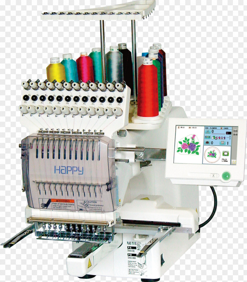 Embroidery Machine Sewing Machines PNG