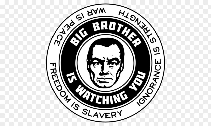 George Orwell Big Brother Is Watching You. Nineteen Eighty-Four Animal Farm PNG