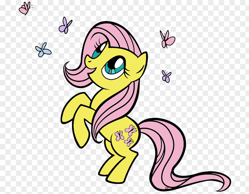 Pony Line Cliparts Rarity Applejack Rainbow Dash Fluttershy PNG
