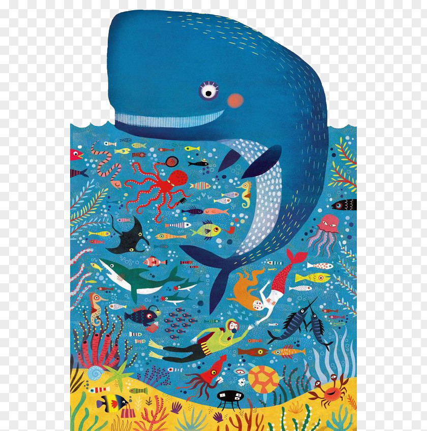 Whale Jigsaw Puzzle Child Toy Cardboard PNG