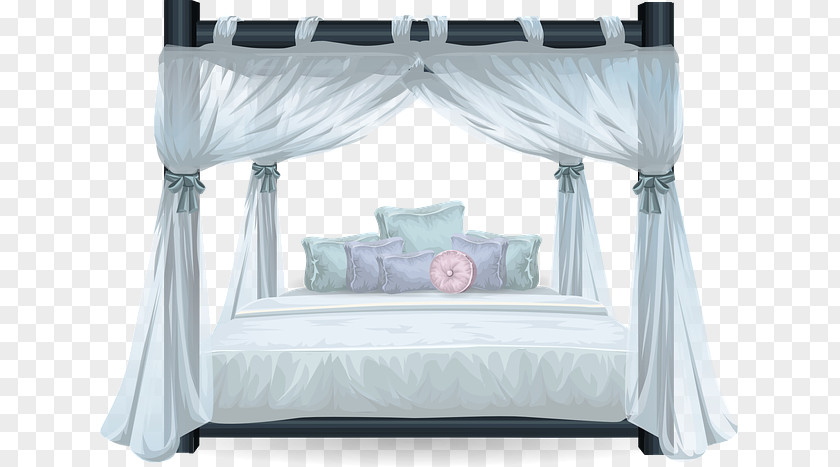 Elegant Princess Bed Size Mattress Pillow Bedroom PNG