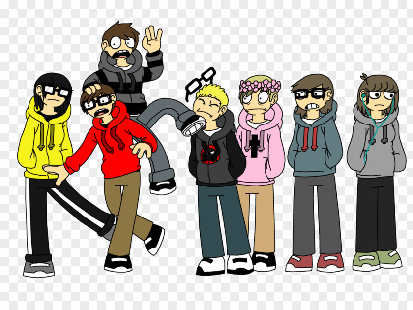 Group Of Friends Human Behavior Cartoon Character PNG