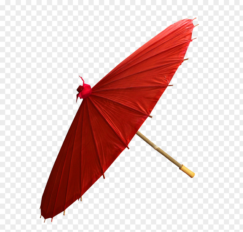 Red Paper Umbrella Oil-paper PNG