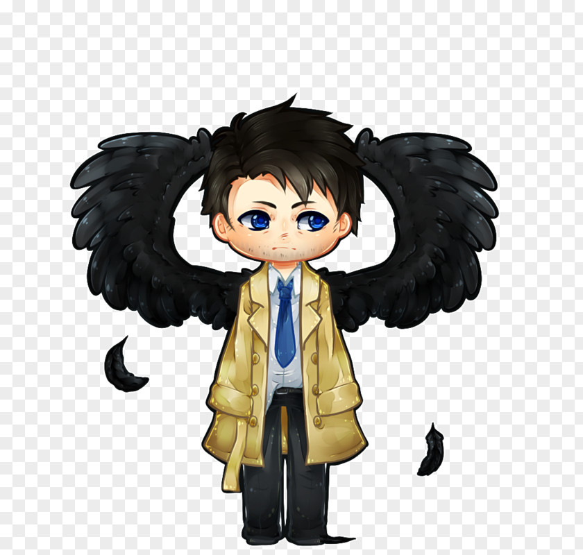 Ruined Castiel Dean Winchester Fan Art Drawing PNG