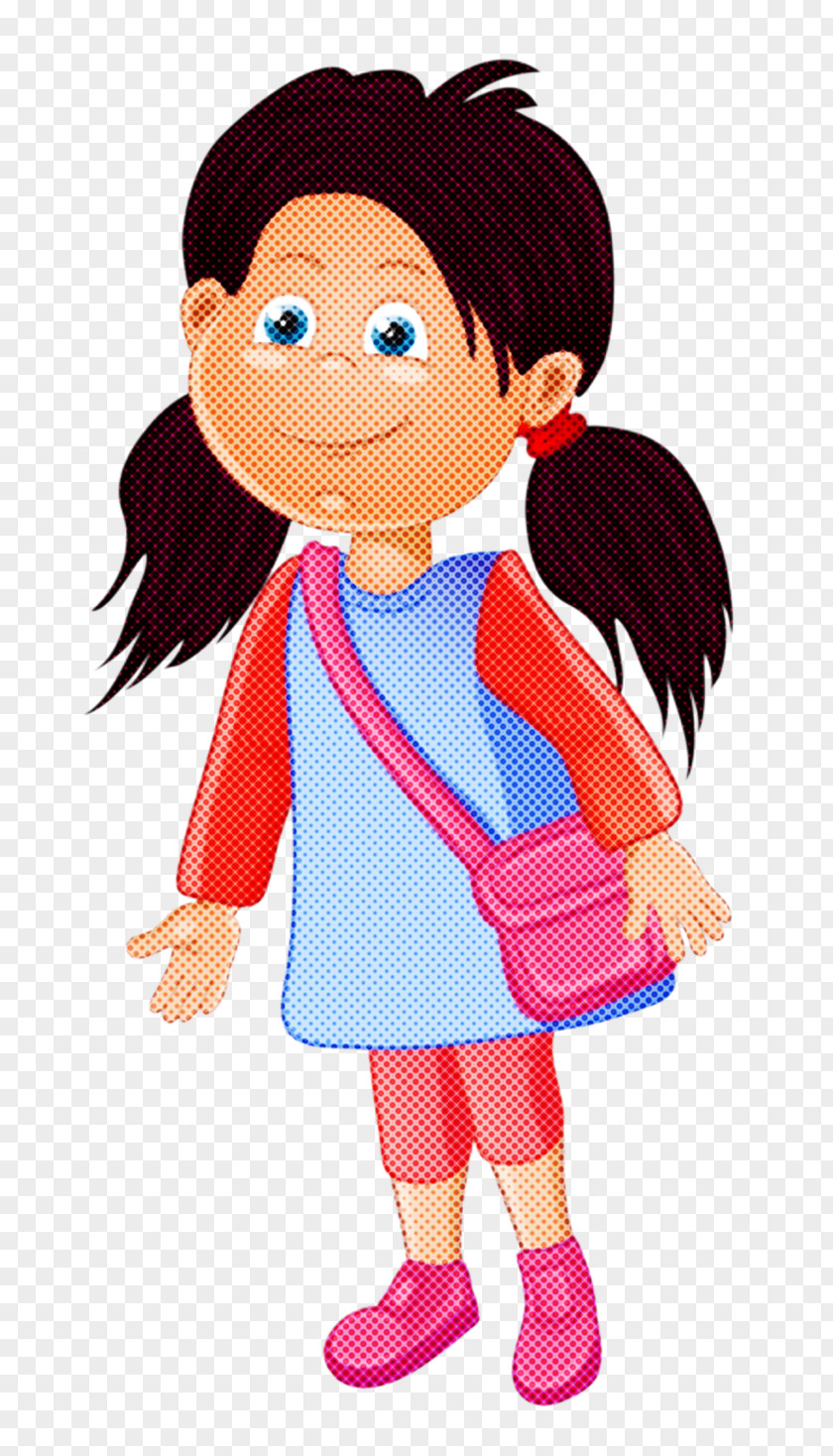 School Breakfast Character Pattern PNG