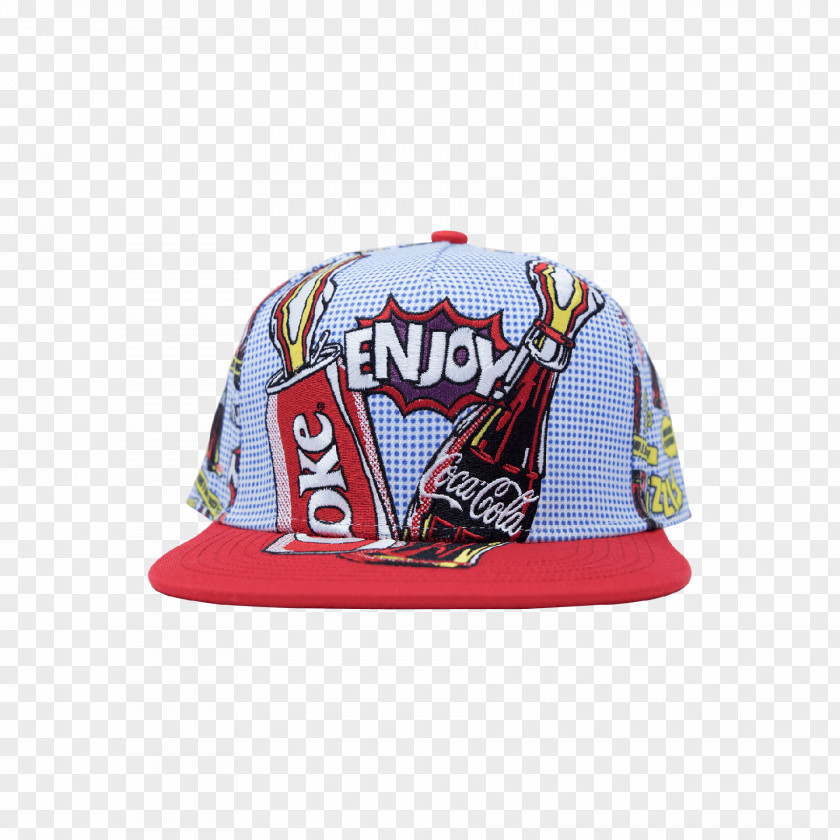 Baseball Cap Coca-Cola Pop Art Hat PNG