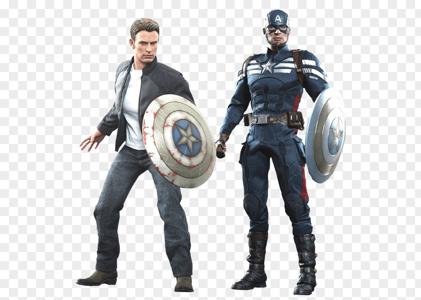Captain America Bucky Barnes Falcon Nick Fury Action & Toy Figures PNG