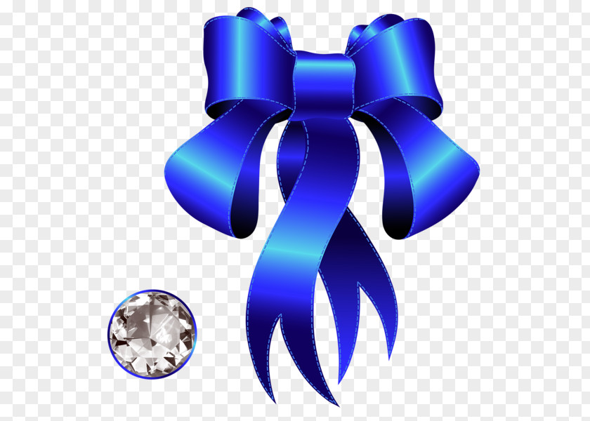 Dark Blue Bow Decoration Diamond Ribbon Clip Art PNG