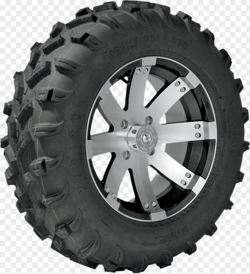 Edge Of The Tread Radial Tire Side By Alloy Wheel PNG