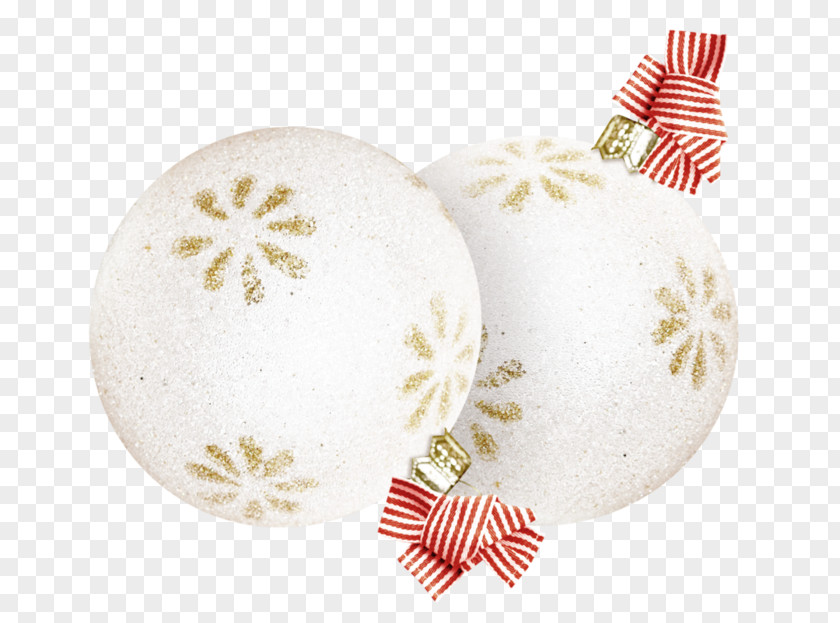 Snowflake Elements Christmas Ornament PNG