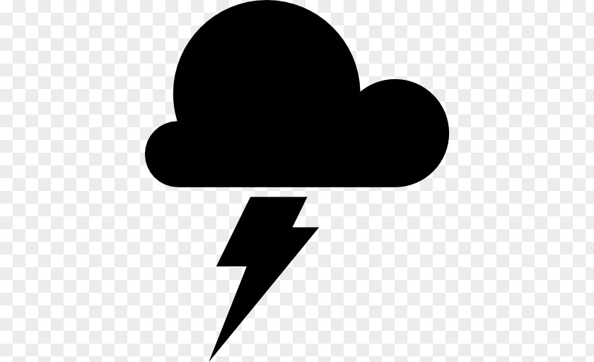 Dark Cloud Thunderstorm Symbol PNG