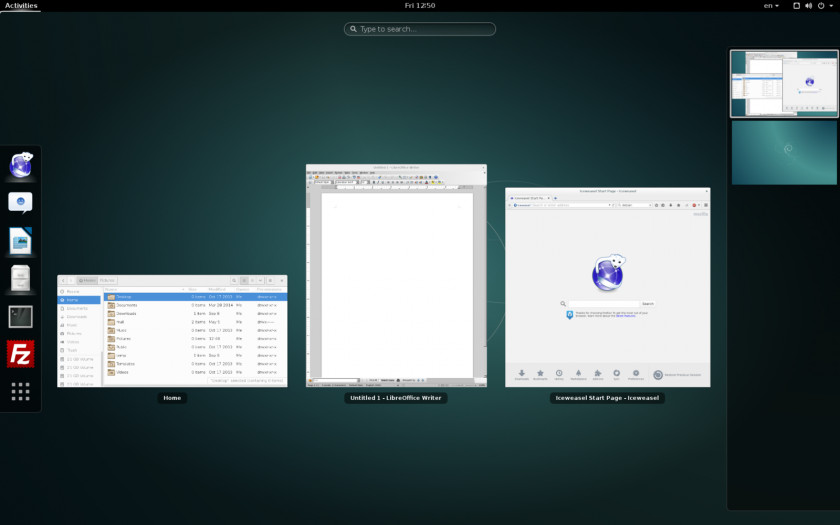Gnome Debian GNOME Desktop Environment Linux KDE PNG