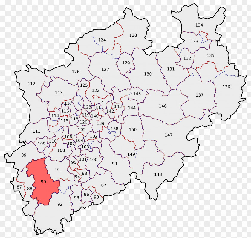 PoSS Constituency Of Aachen I Steinfurt III II PNG